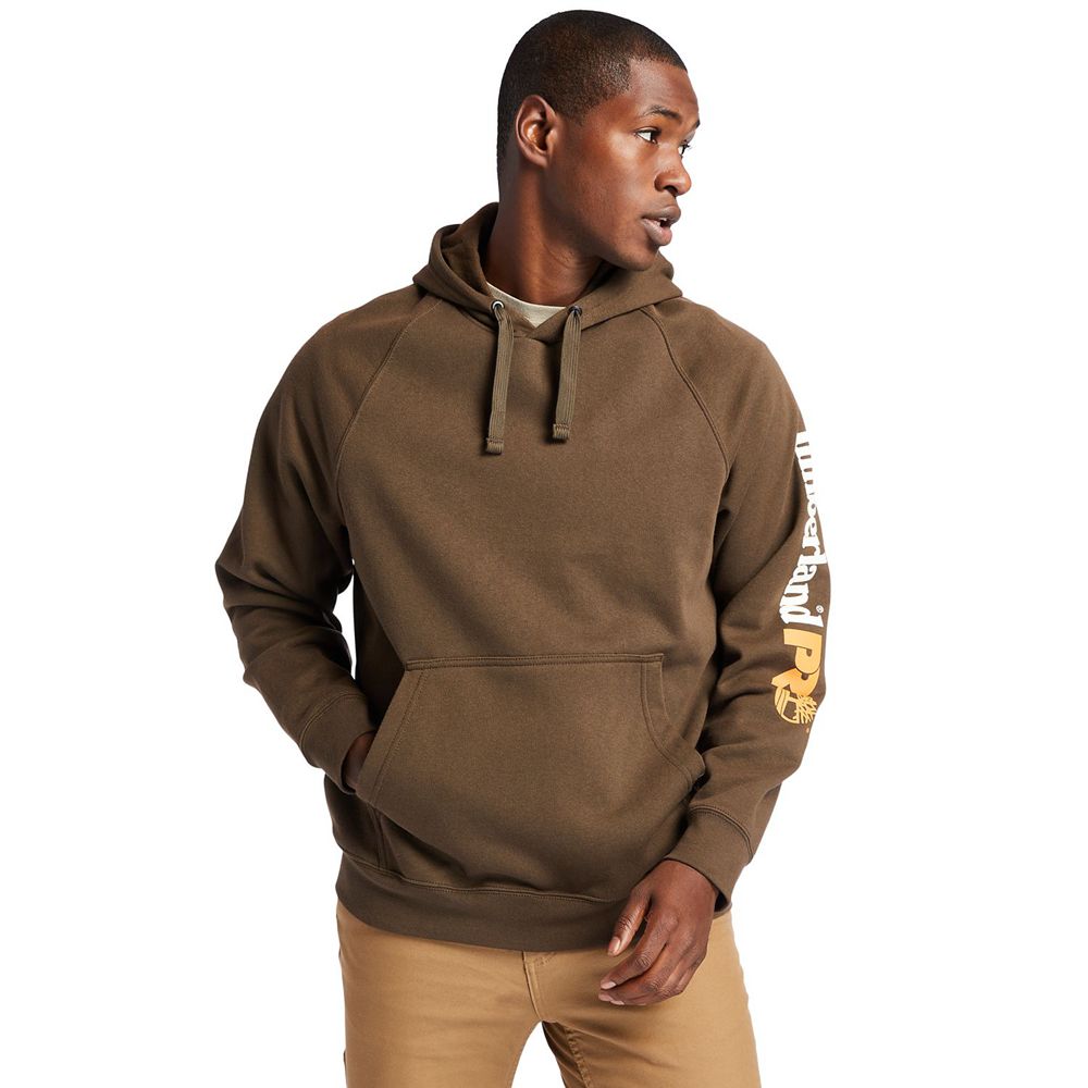 Sudadera Timberland Hombre Pro® Hood Honcho Sport Hoodie Marrones Oscuro - Chile LMS-507689